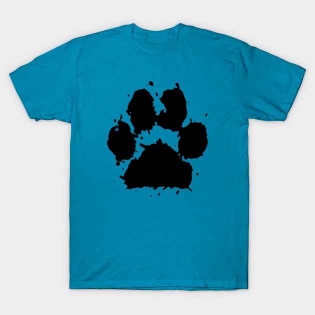 Paw Print T-Shirt by BoneheadGraphix